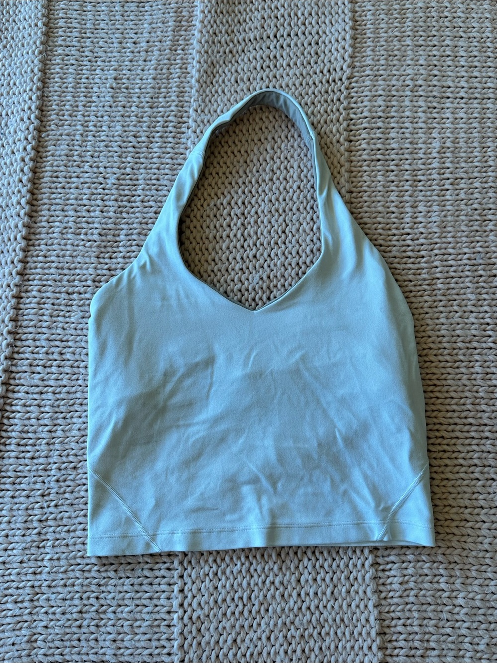 Lululemon align halter tank top white size 4